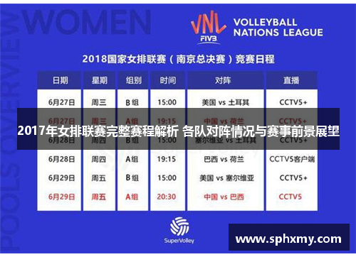 2017年女排联赛完整赛程解析 各队对阵情况与赛事前景展望